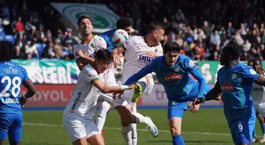 Rizespor, Alanyaspor’a Karşı Üstün Oynadı ve 3-1 Kazandı