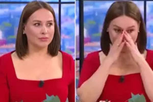 Canlı yayında depreme yakalandı, ne yapacağını bilemedi!